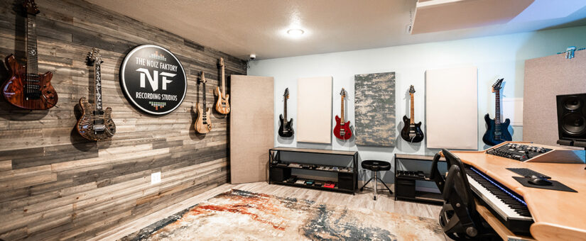 A production room in our recording studio
