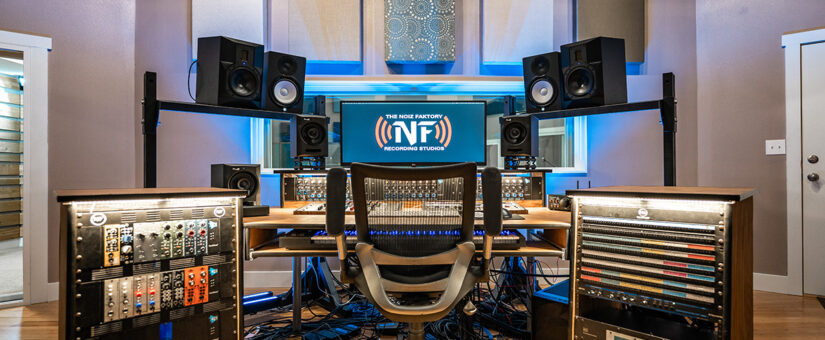 Control Room of the recording studio