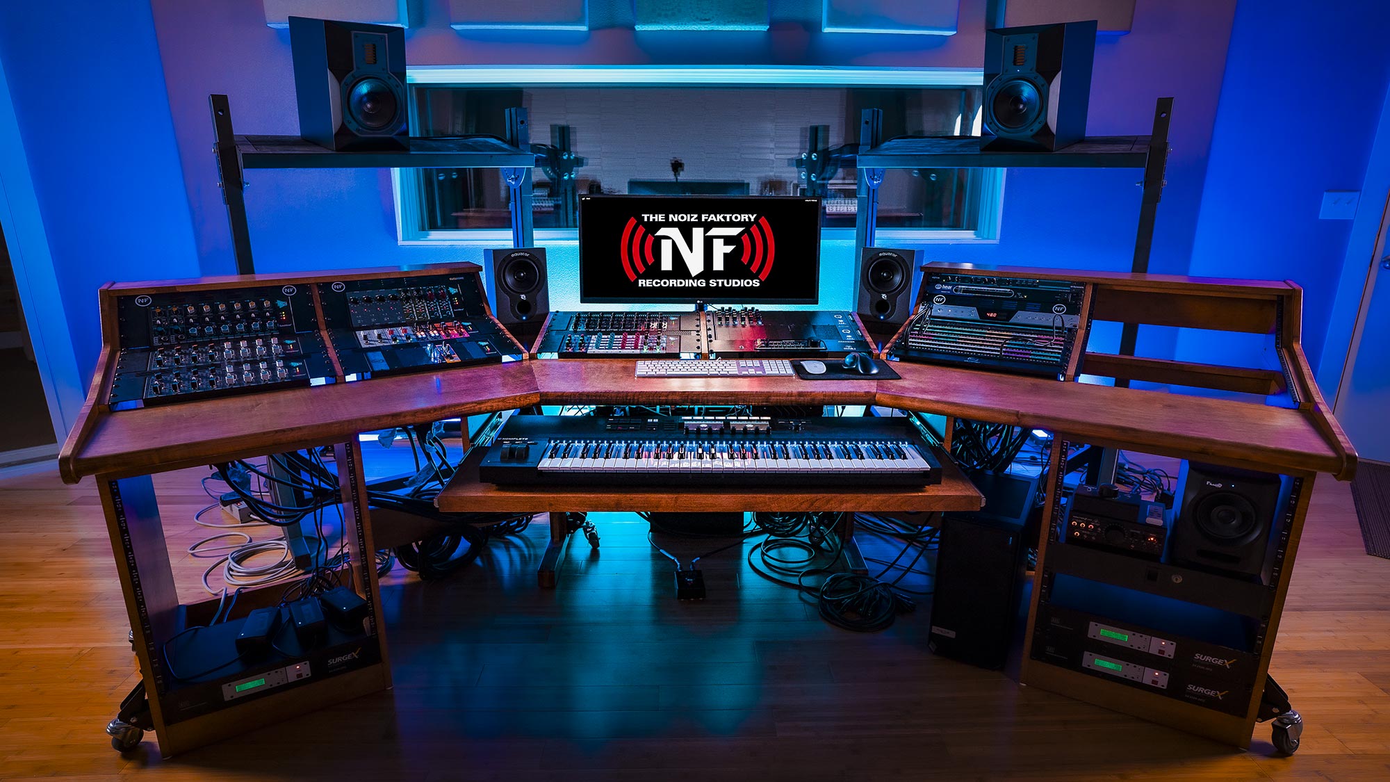 The Noiz Faktory control room
